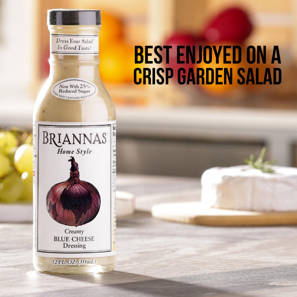 BRIANNAS label on glass bottle highlights premium ingredients and home-style care.