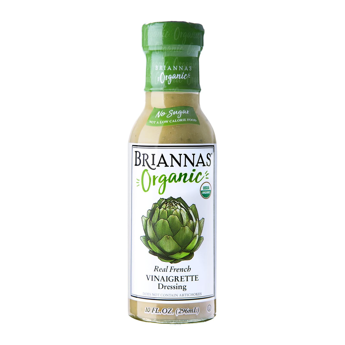 BRIANNAS Organic Real French Vinaigrette bottle ideal for elevating everyday salads