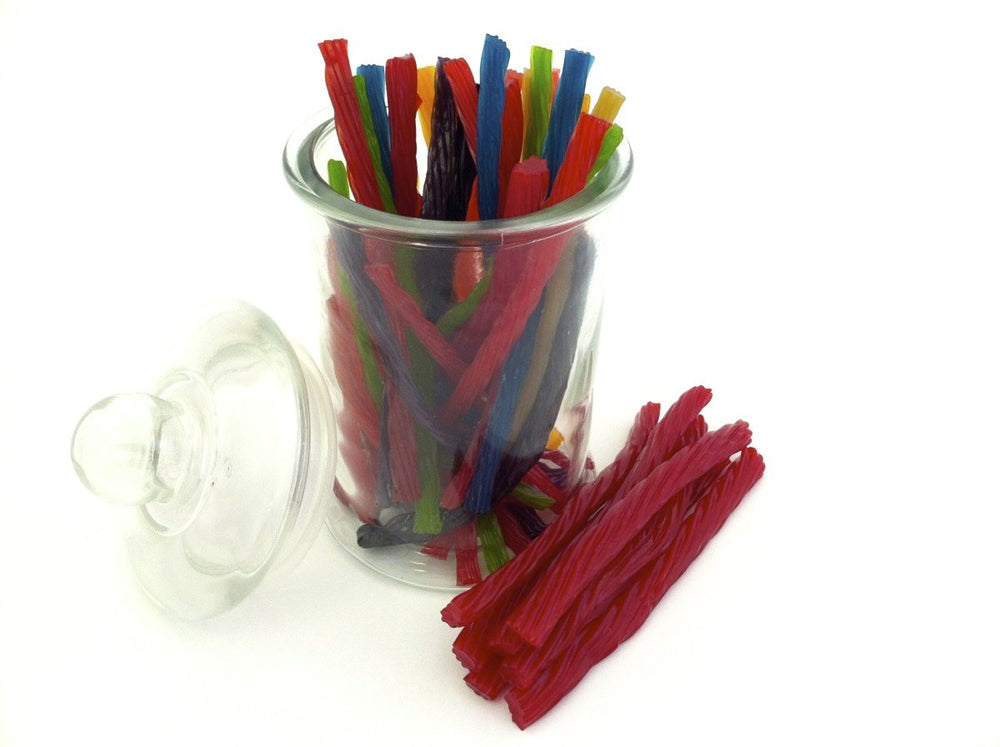Gift-pack of Bricktown Goods Green Apple licorice, perfect for stocking stuffers and gift baskets.
