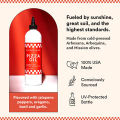 Brightland Pizza Oil with bread dip highlights versatile finishing flavor