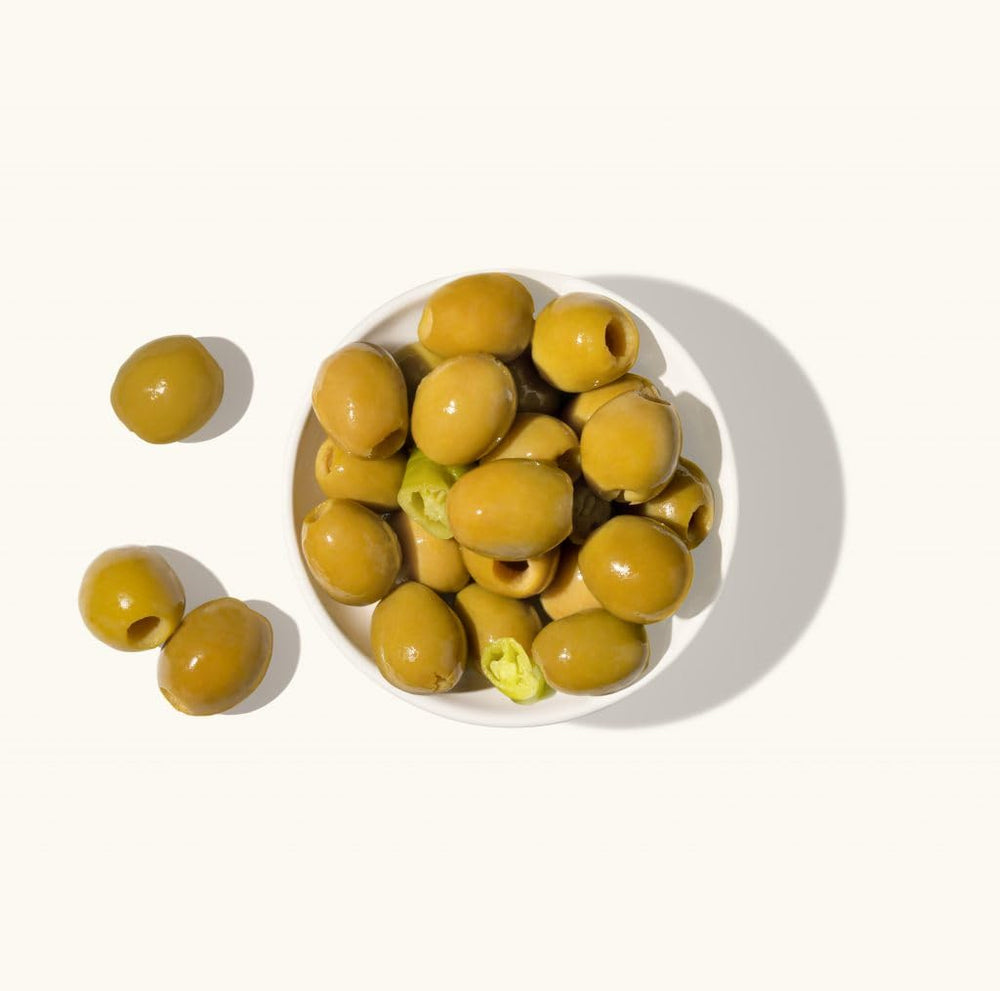 Brindisa Perello Gordal Olives 150g cheese-board pairings