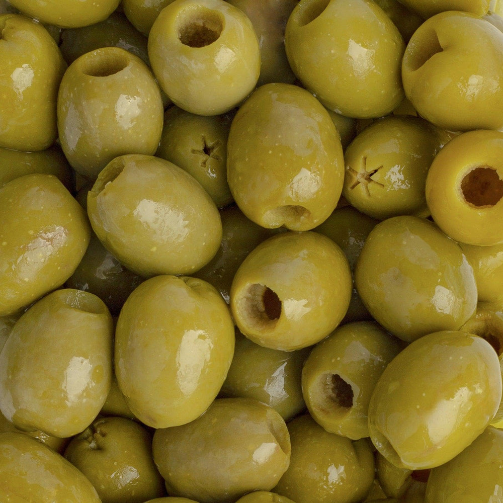Brindisa Perello Gordal Olives 150g jar-open, easy serving for gatherings