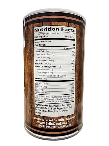 Britscookin Cajun Seasoning authentic Louisiana flavor bottle highlights no MSG and gluten-free option.