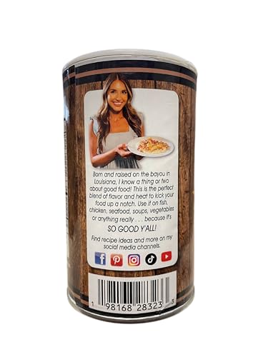 Britscookin Cajun Seasoning spice blend in bowl ideal for rubs on fish or chicken.