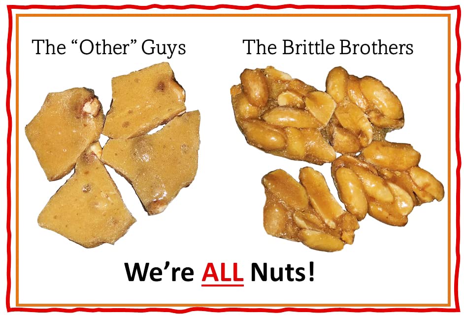 Close-up of Brittle Brothers peanuts showing crunchy texture.