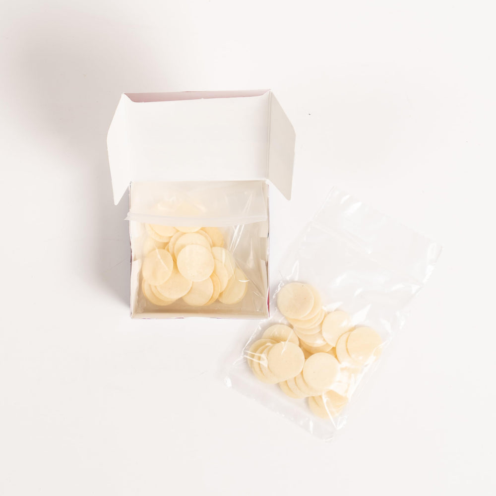 Broadman 50-count wafers on table, ready for distribution.