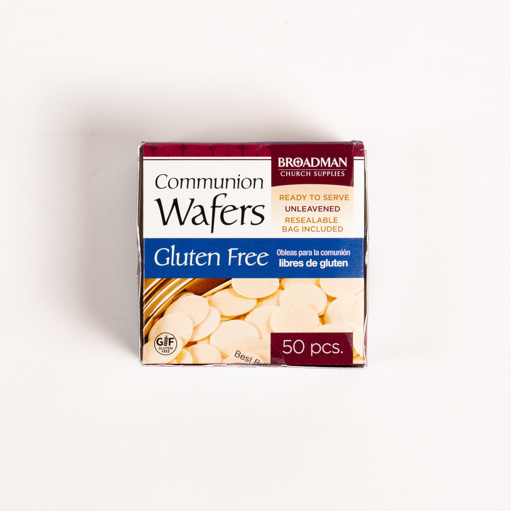Broadman brand communion wafers packaged for easy storage.