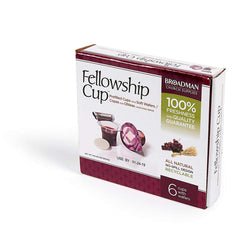 Broadman pre-filled communion cup front view for quick, hygienic distribution.