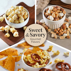 Broadway Basketeers Birthday Gift Tower cookie selection invites joyful tasting with friends.