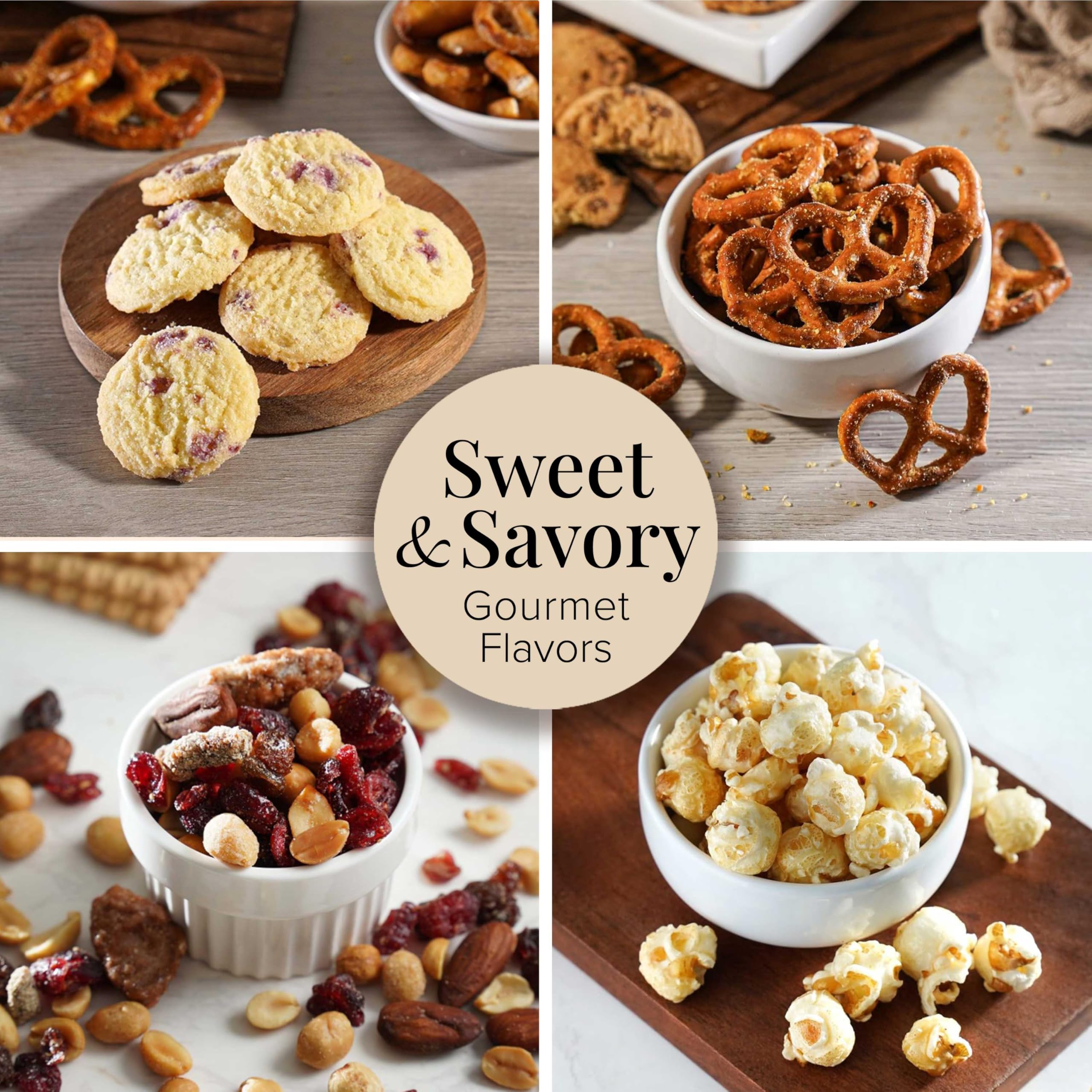 Broadway Basketeers birthday treats savory snacks offer balanced mini indulgences