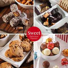 Broadway Basketeers toffees and chocolates assortment, thoughtful edible sympathy gift.