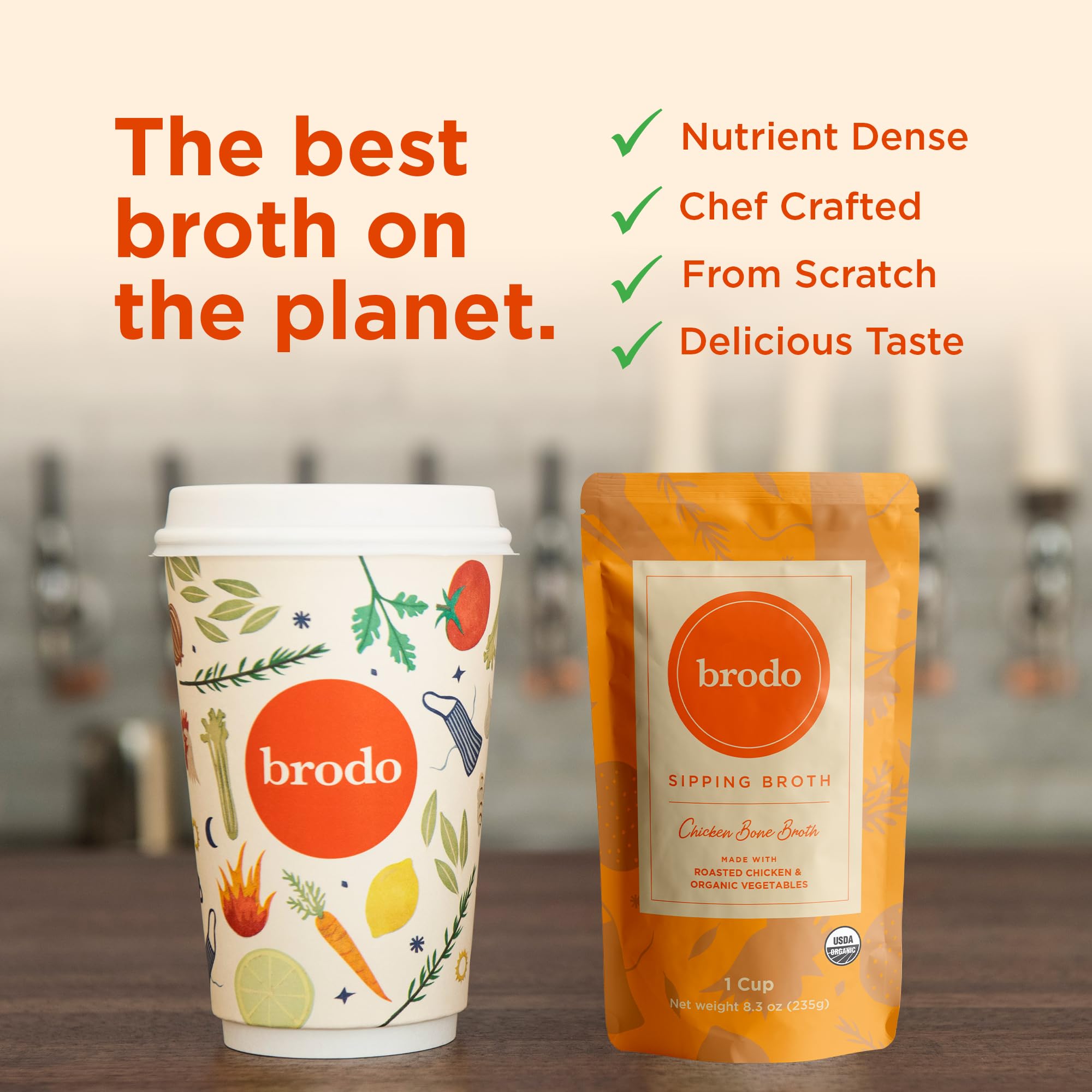 Brodo nutrition and wellness close-up of ingredients