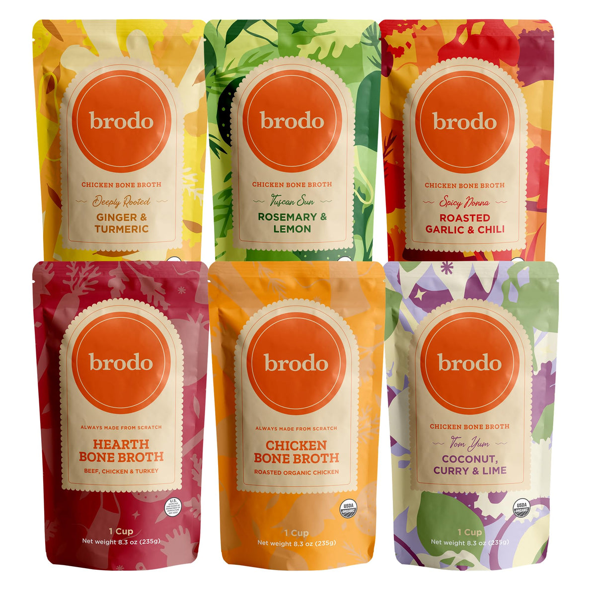 Brodo chicken pouch: convenient single-serve broth for quick meals