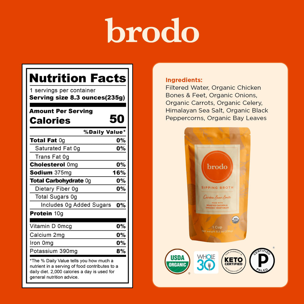 Brodo deeply rooted pouch highlighting hearty nourishment