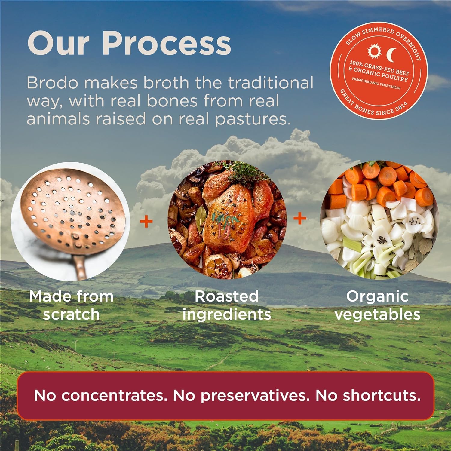 Brodo variety-pack packaging shot displays four flavorful options.