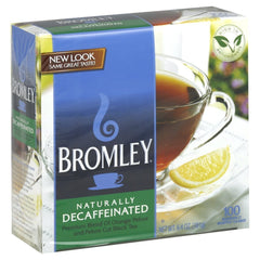 Bromley Decaffeinated Tea cup featuring a caffeine-free brew for evenings.