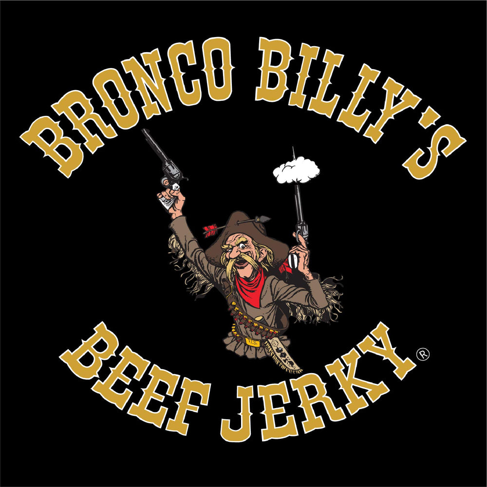 Bronco Billy's Jerky Hickory Smoked fits lunchboxes and backpacks for convenient protein