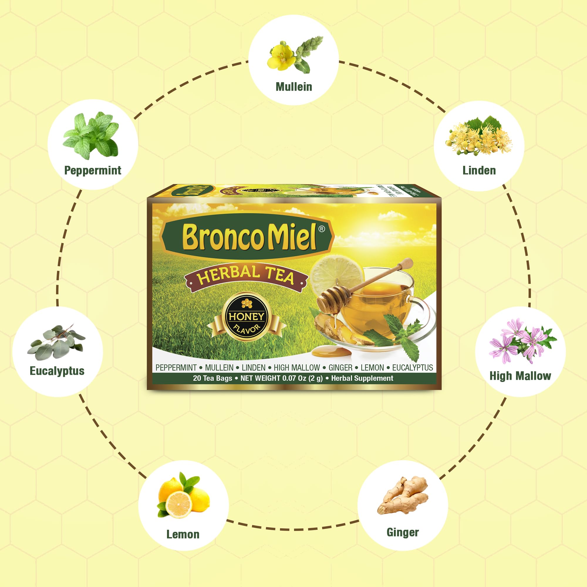 BRONCOMIEL easy-prep brew makes a quick, comforting cup.