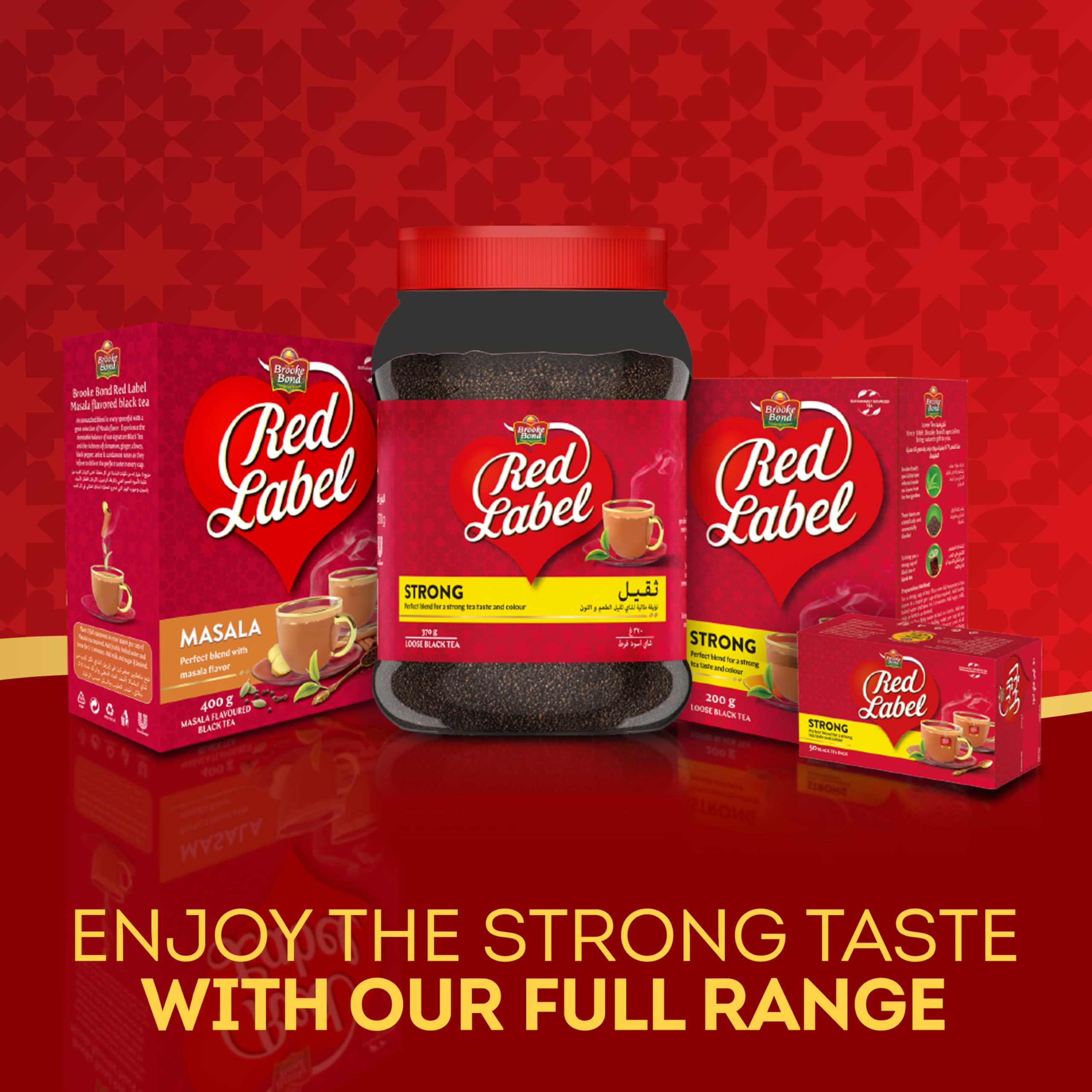 Trustworthy Brooke Bond Red Label heritage and Unilever branding