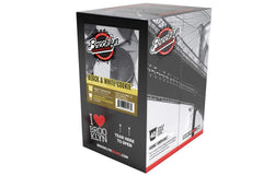 Brewing Brooklyn Beans Black and White Cookie pods into a cup, releasing aroma.
