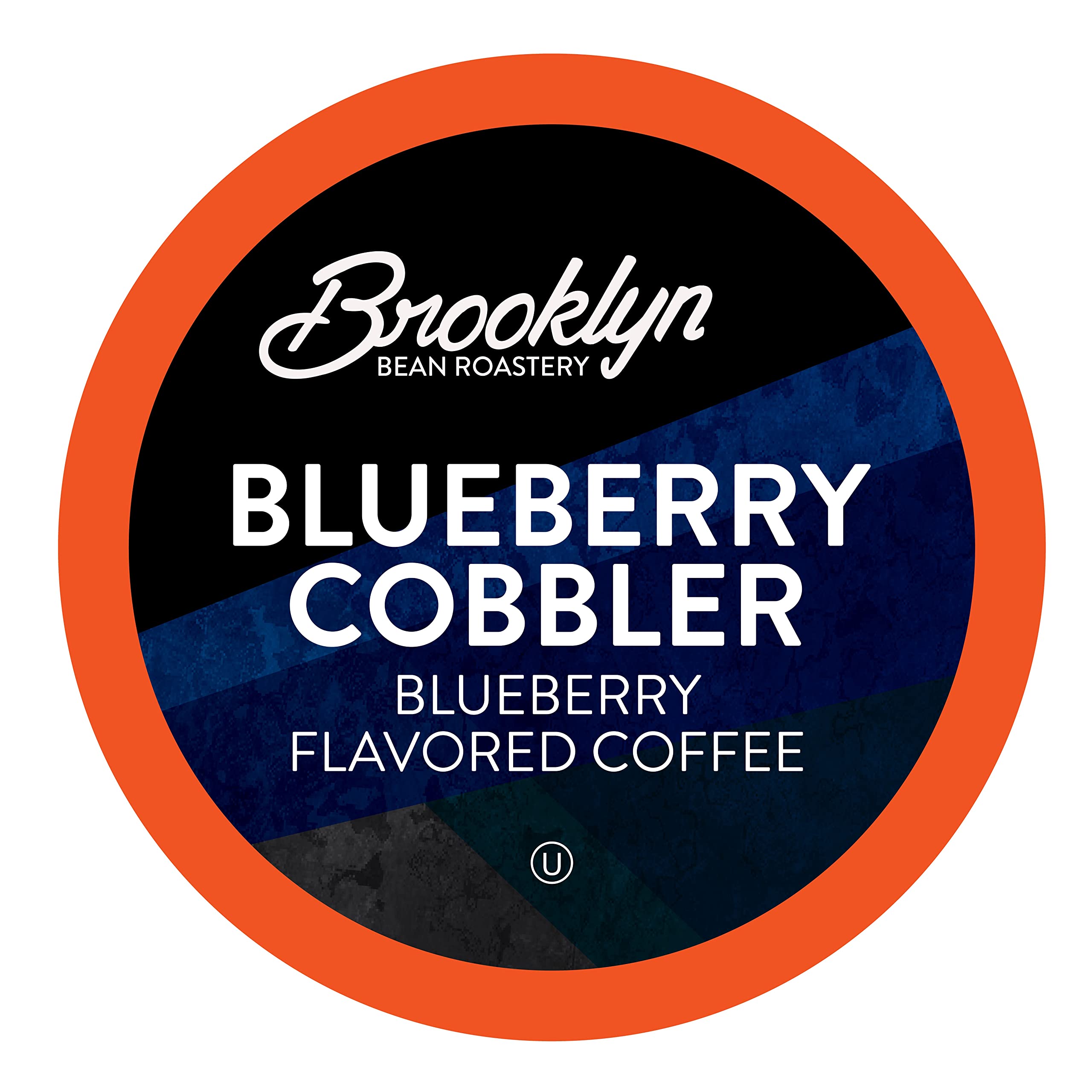 Pack shot of Brooklyn Beans Blueberry Cobbler pods for convenient single-serve mornings.