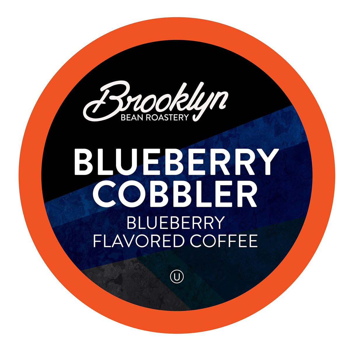 Pack shot of Brooklyn Beans Blueberry Cobbler pods for convenient single-serve mornings.