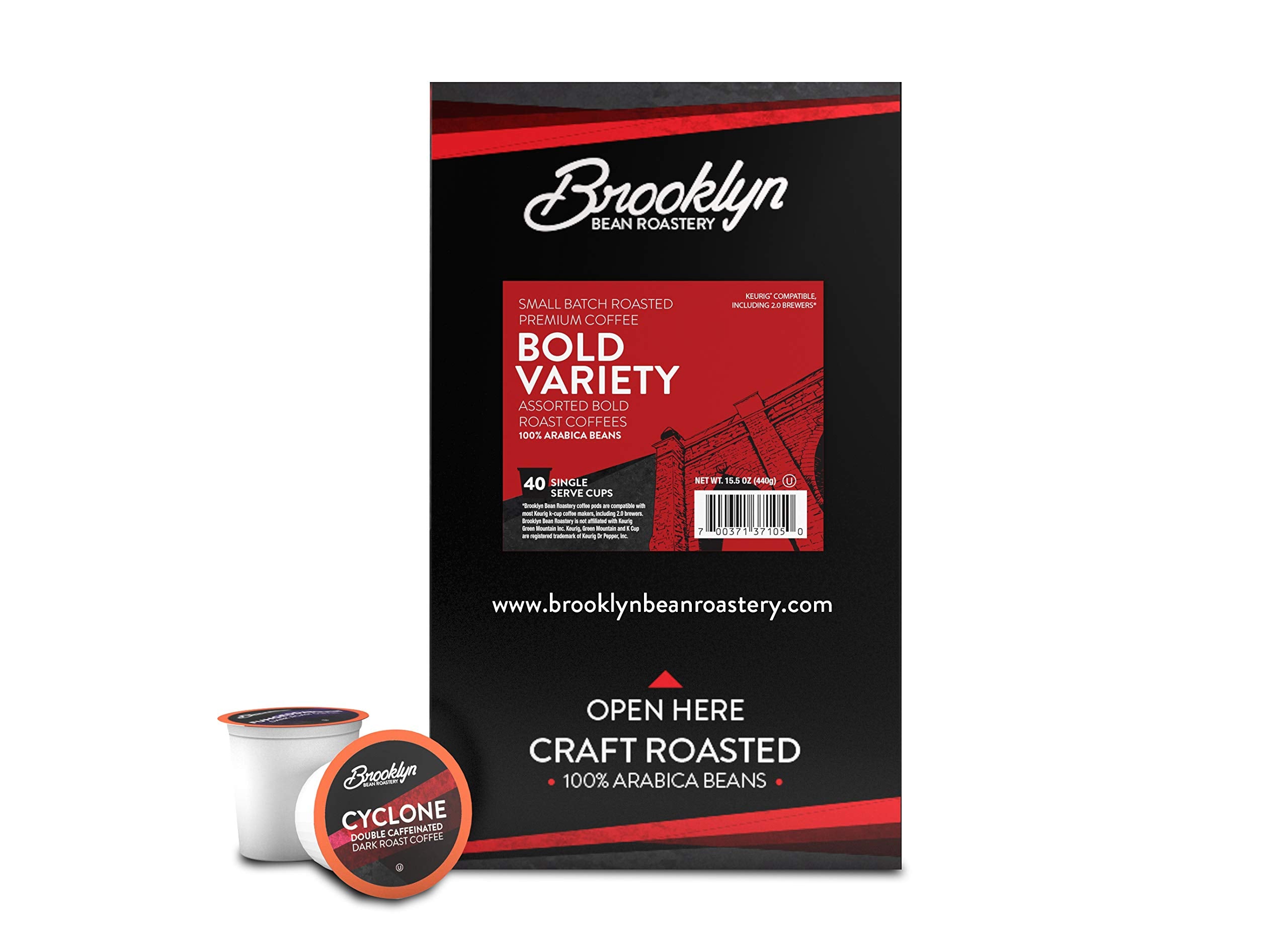 Brooklyn Beans Bold Gourmet pod packaging lid sealing freshness for daily use