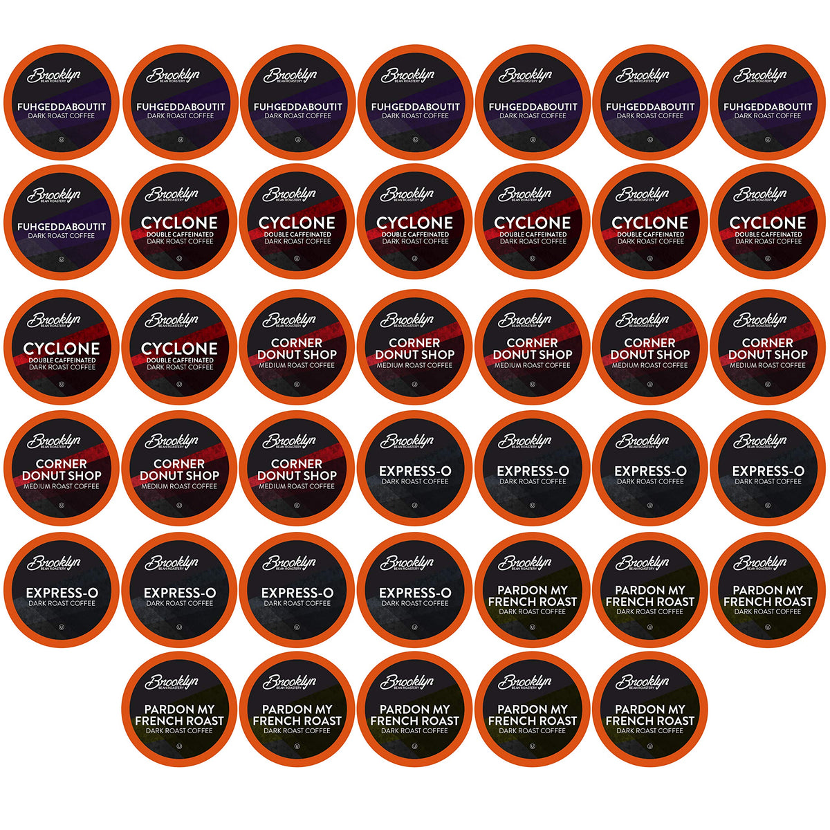 Brooklyn Beans Bold Gourmet Variety Pack box, ideal for a quick morning boost