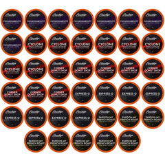 Brooklyn Beans Bold Gourmet Variety Pack box, ideal for a quick morning boost