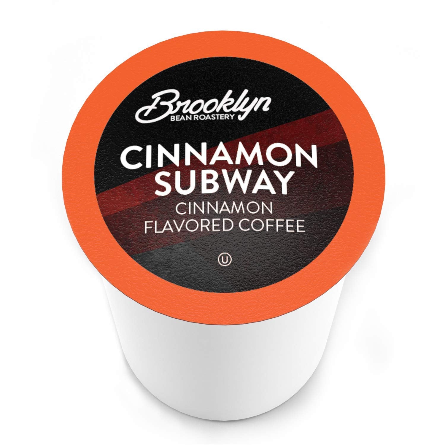 Brooklyn Beans Cinnamon Subway coffee pods packaging displaying 40-count box for daily brewing