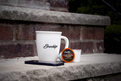 Morning ritual with Brooklyn Beans Coney Island Caramel for a sweet start.
