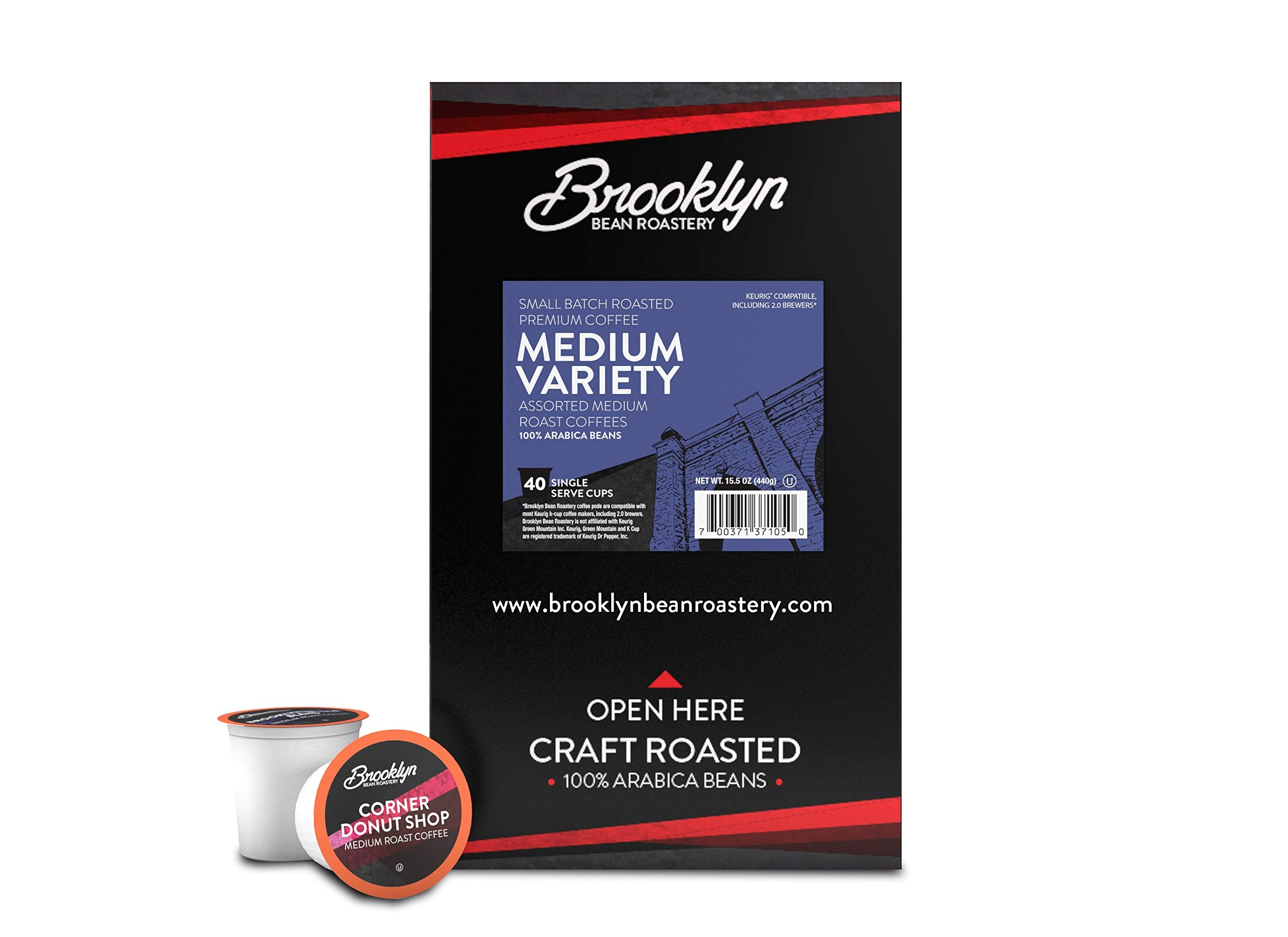 Brooklyn Beans Corner Donut Shop pod on kitchen counter