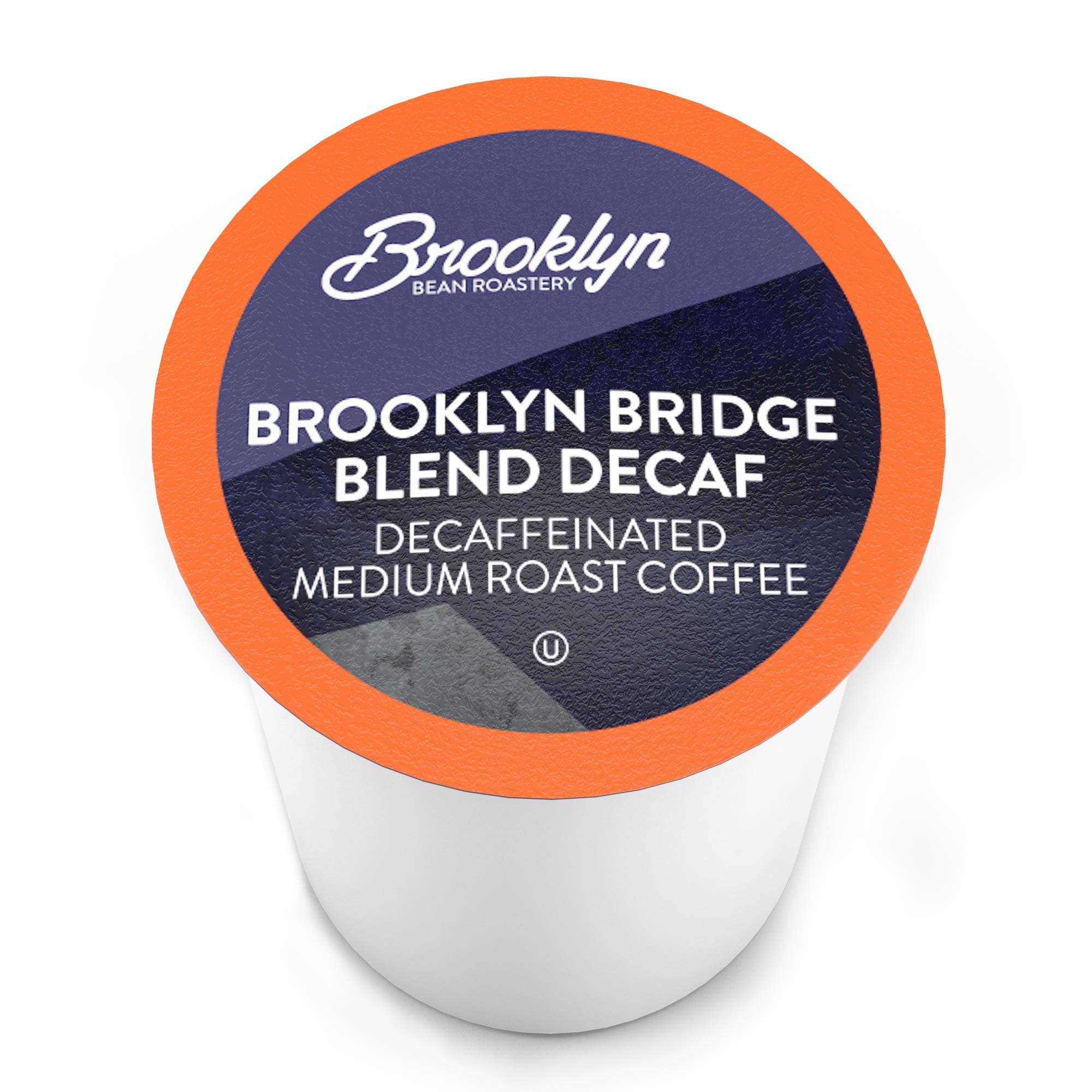 Brooklyn Beans decaf pods brewing for a quick, consistent cup.