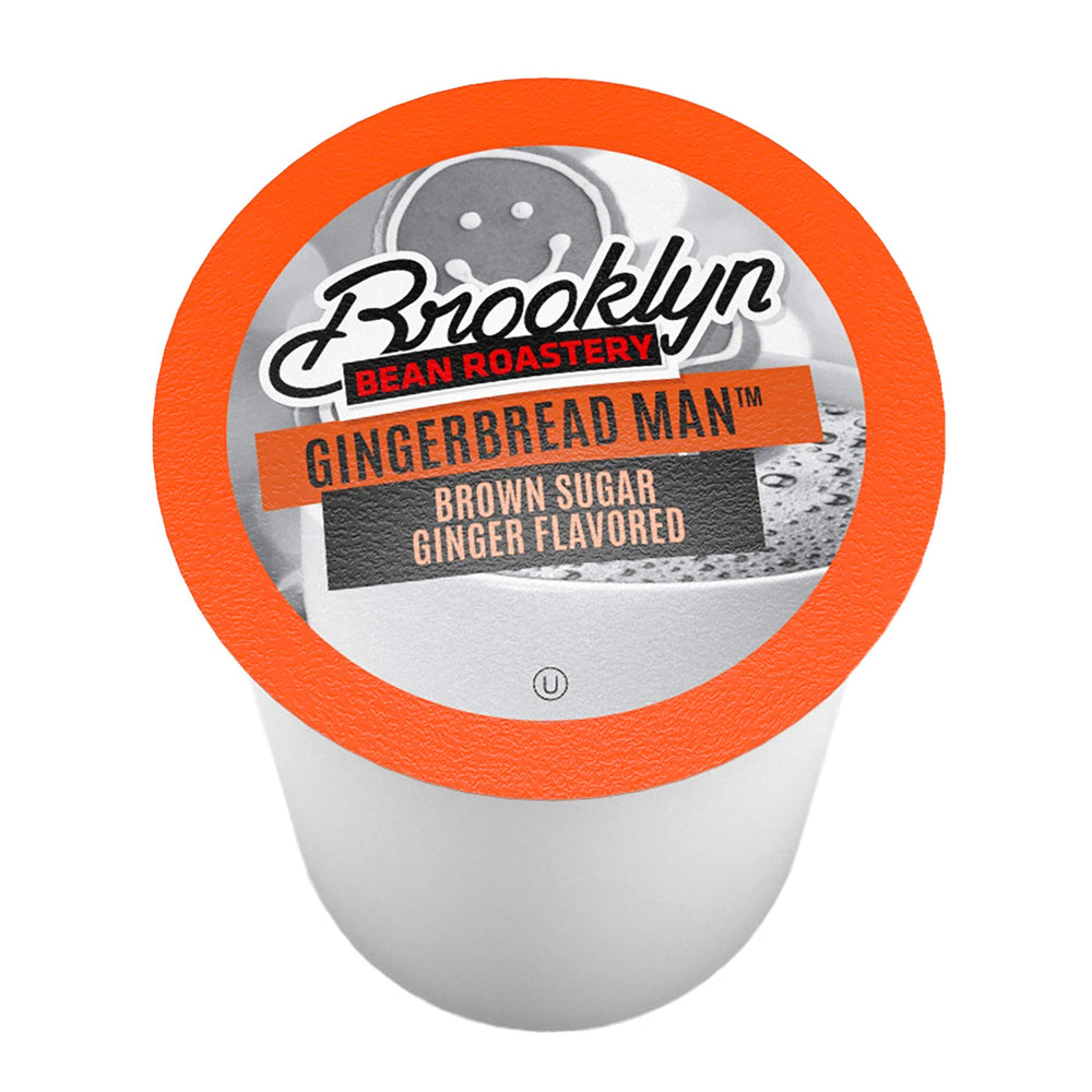Brooklyn Beans Gingerbread Man packaging — easy, mess-free single-serve experience.