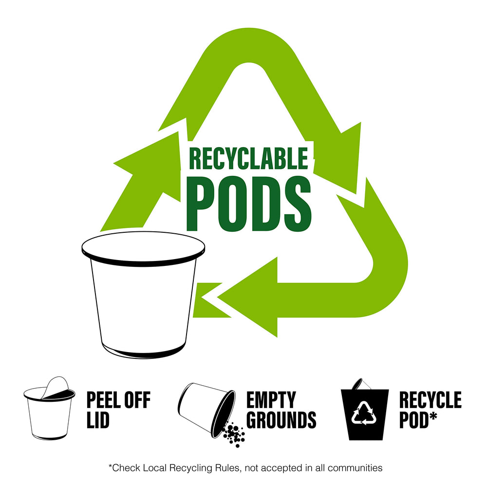 Brooklyn Beans Vanilla Skyline 40-count packaging on a kitchen shelf.