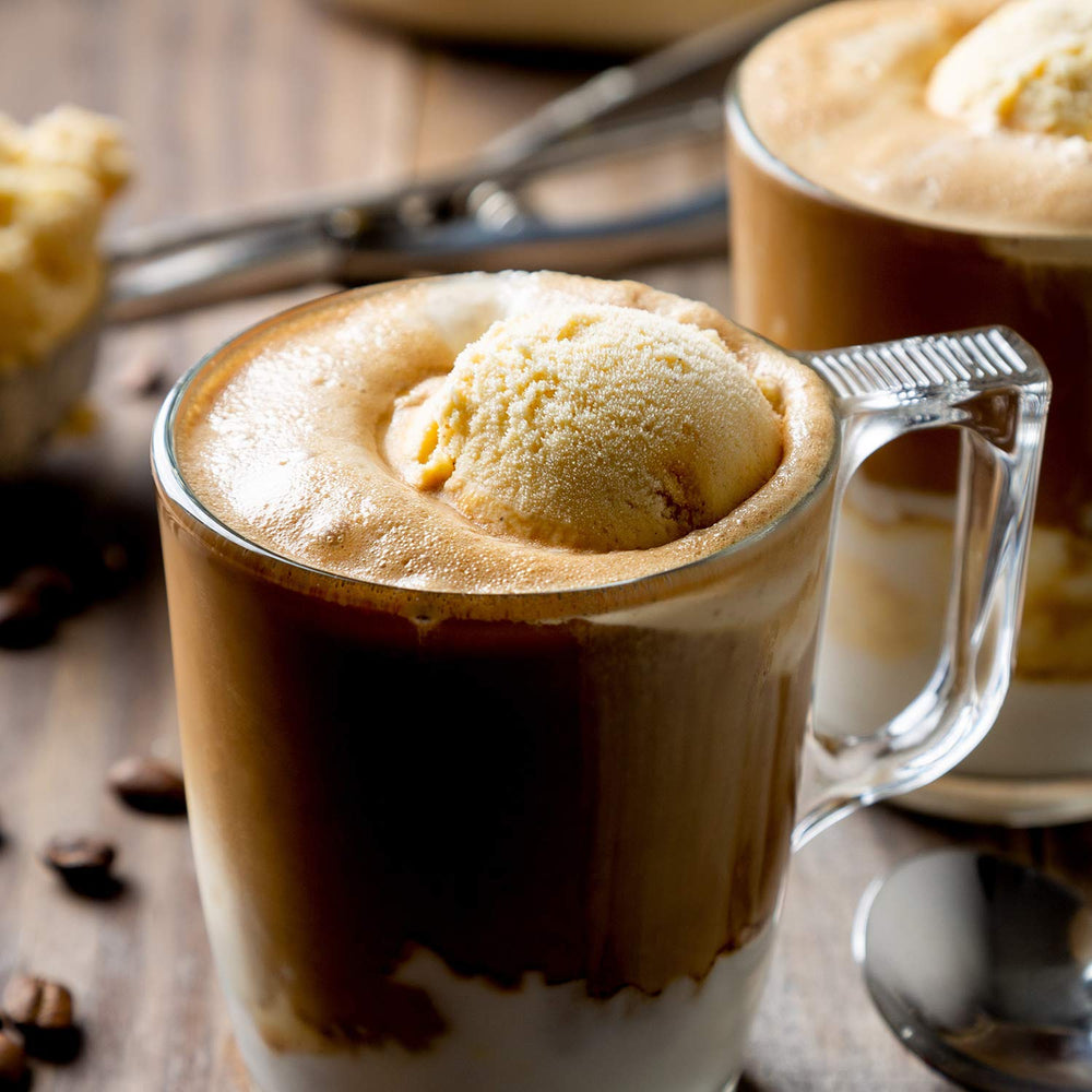 Brooklyn Beans Vanilla Skyline brewed cup steam conveys cozy mornings and aroma.