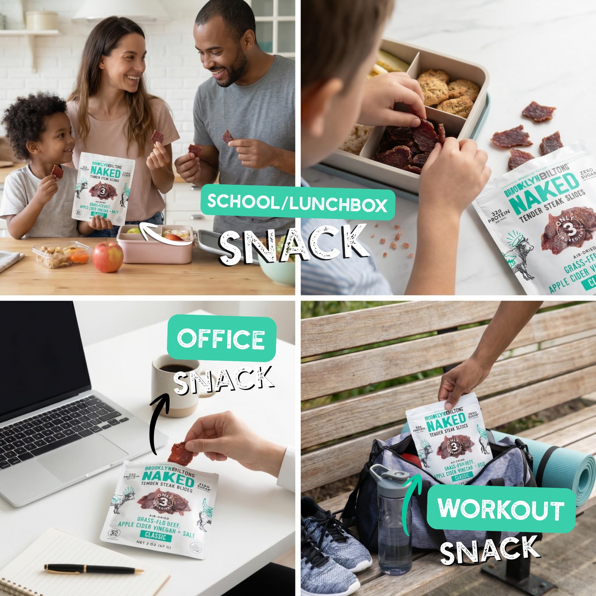 Brooklyn Biltong trail-snack, portable protein for outdoor adventures.