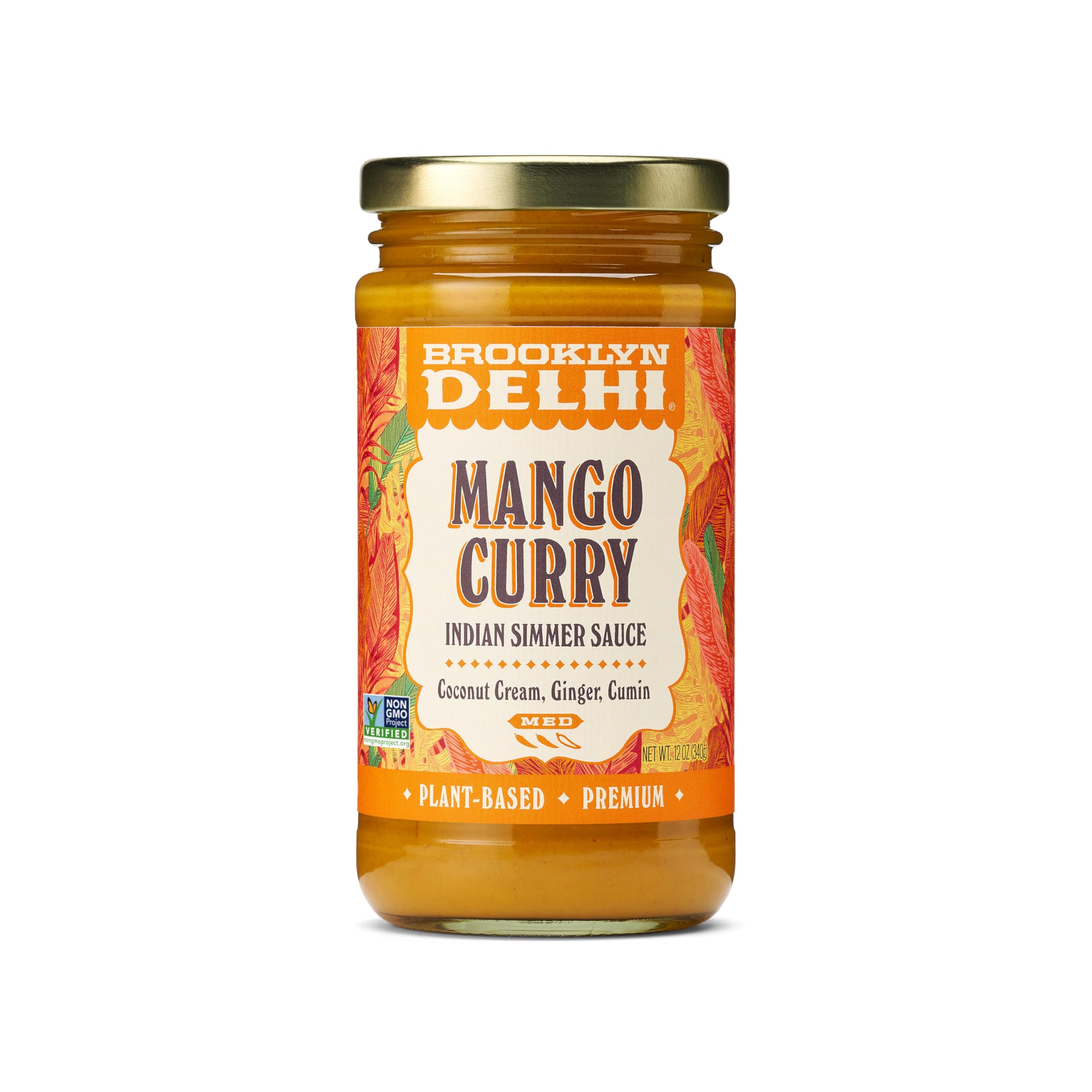 Brooklyn Delhi Golden Coconut Curry bottle shown for quick weeknight dinners.