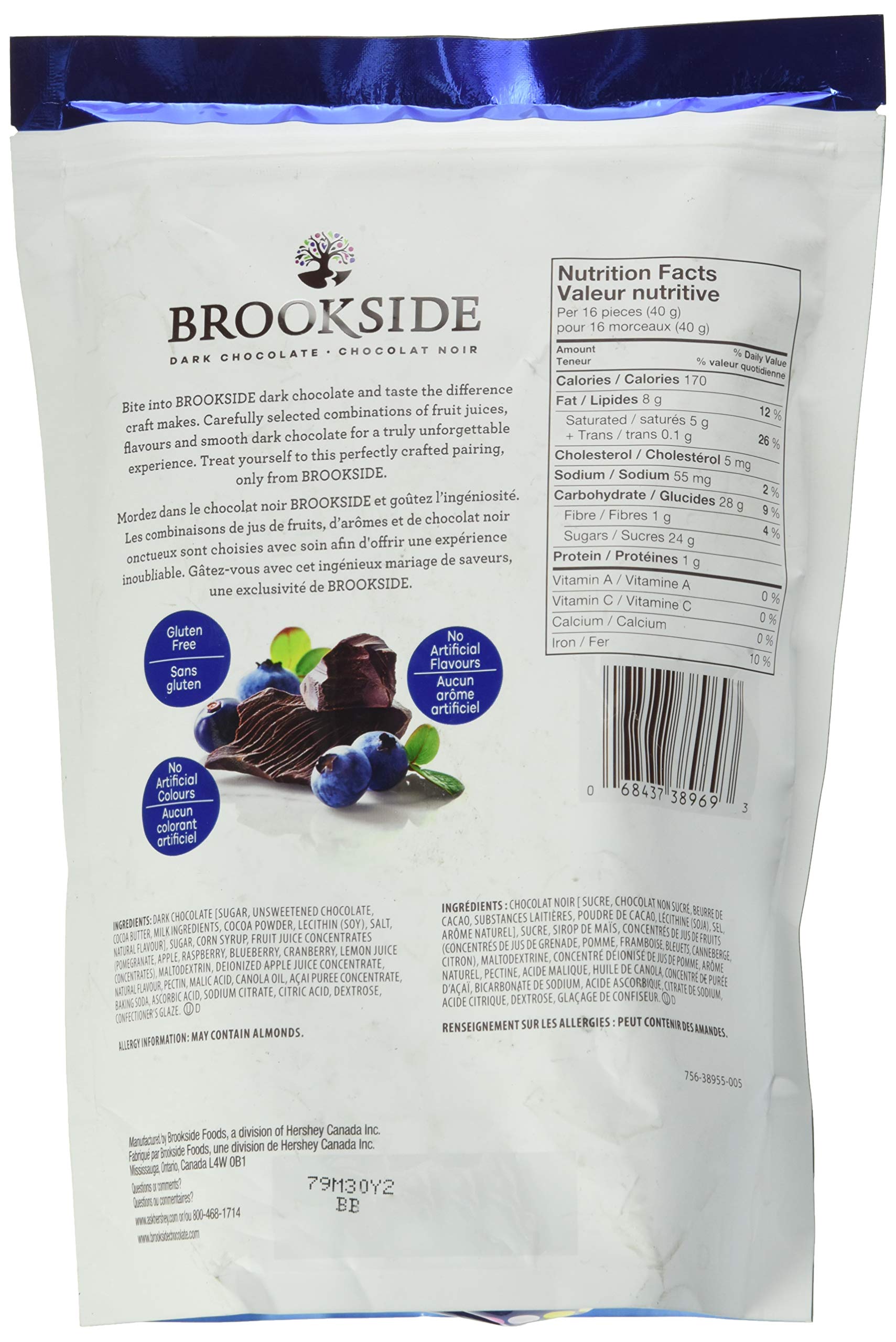 Brookside Acai & Blueberry bundle shot, perfect addition to a snack tray.