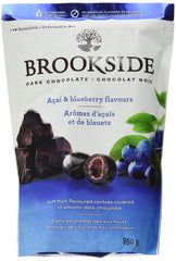 Brookside Acai & Blueberry chocolates packaging front, ideal for gifting or sharing.