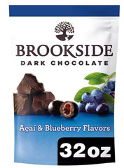 Brookside dark chocolate packaging front, ideal for gifting or sharing