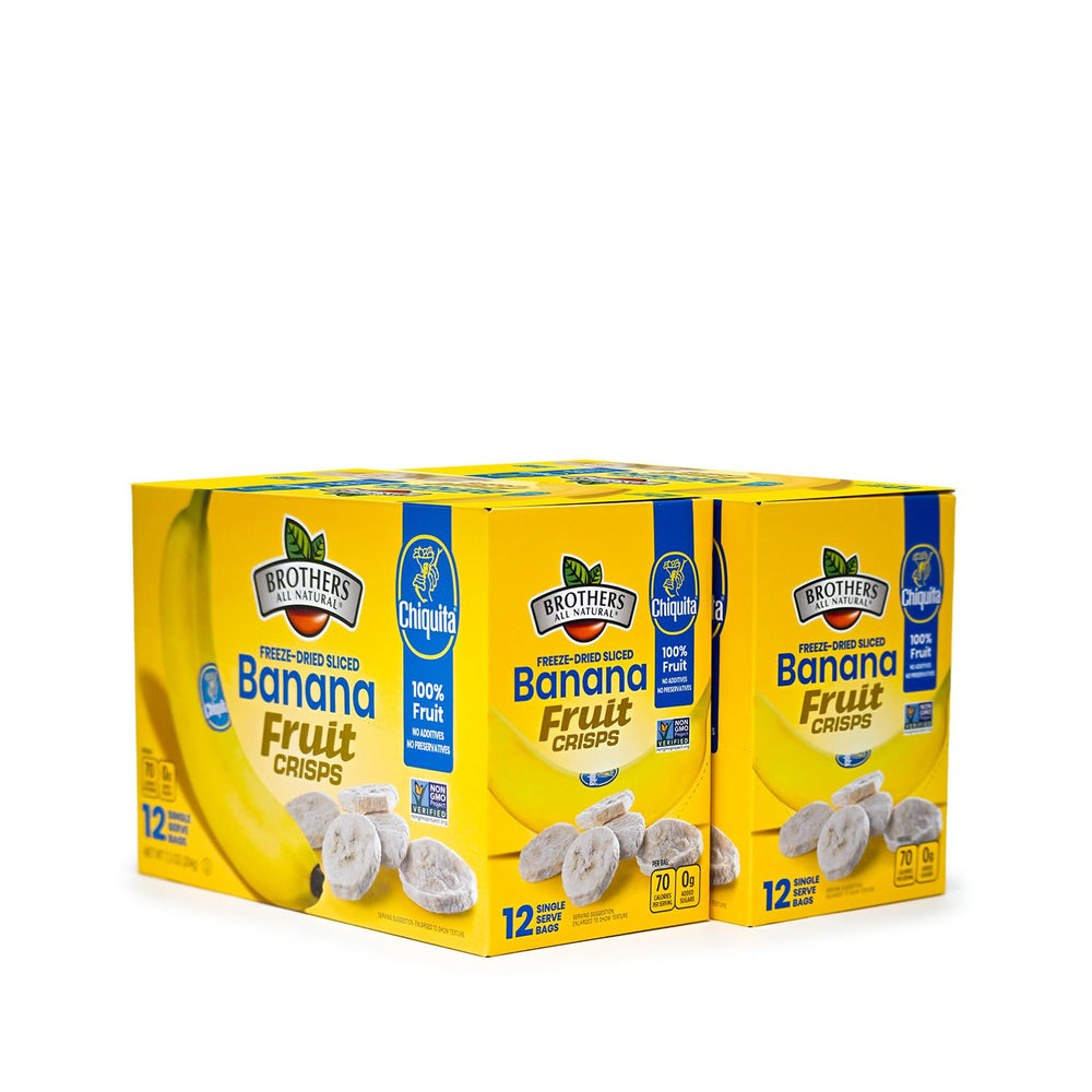 Brothers All Natural banana crisps for dipping or toppings.