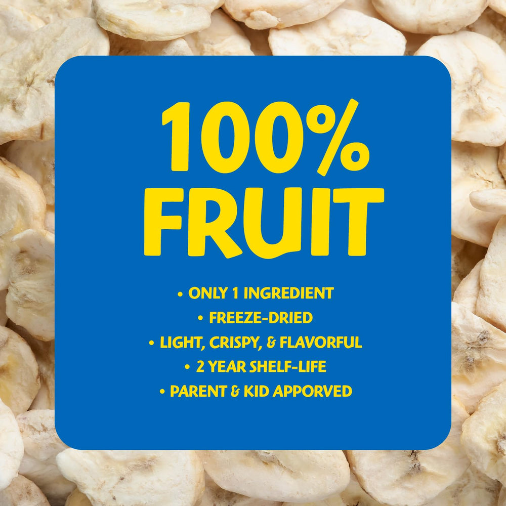 Brothers All Natural banana crisps as a quick, portable snack.