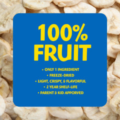 Brothers All Natural banana crisps as a quick, portable snack.