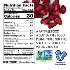 Brothers All Natural freeze-dried strawberries snack in a 12-pack