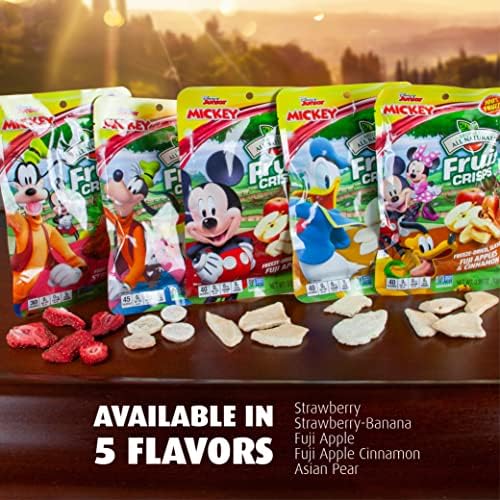 Lunchbox-ready Brothers All Natural fruit crisps for kids