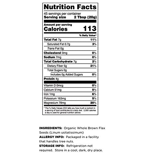 Brown flax seeds closeup highlighting natural fiber and nutty aroma.
