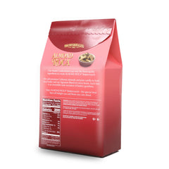 Brown & Haley Almond Roca original toffee almonds closeup emphasizes toasted nut crunch.