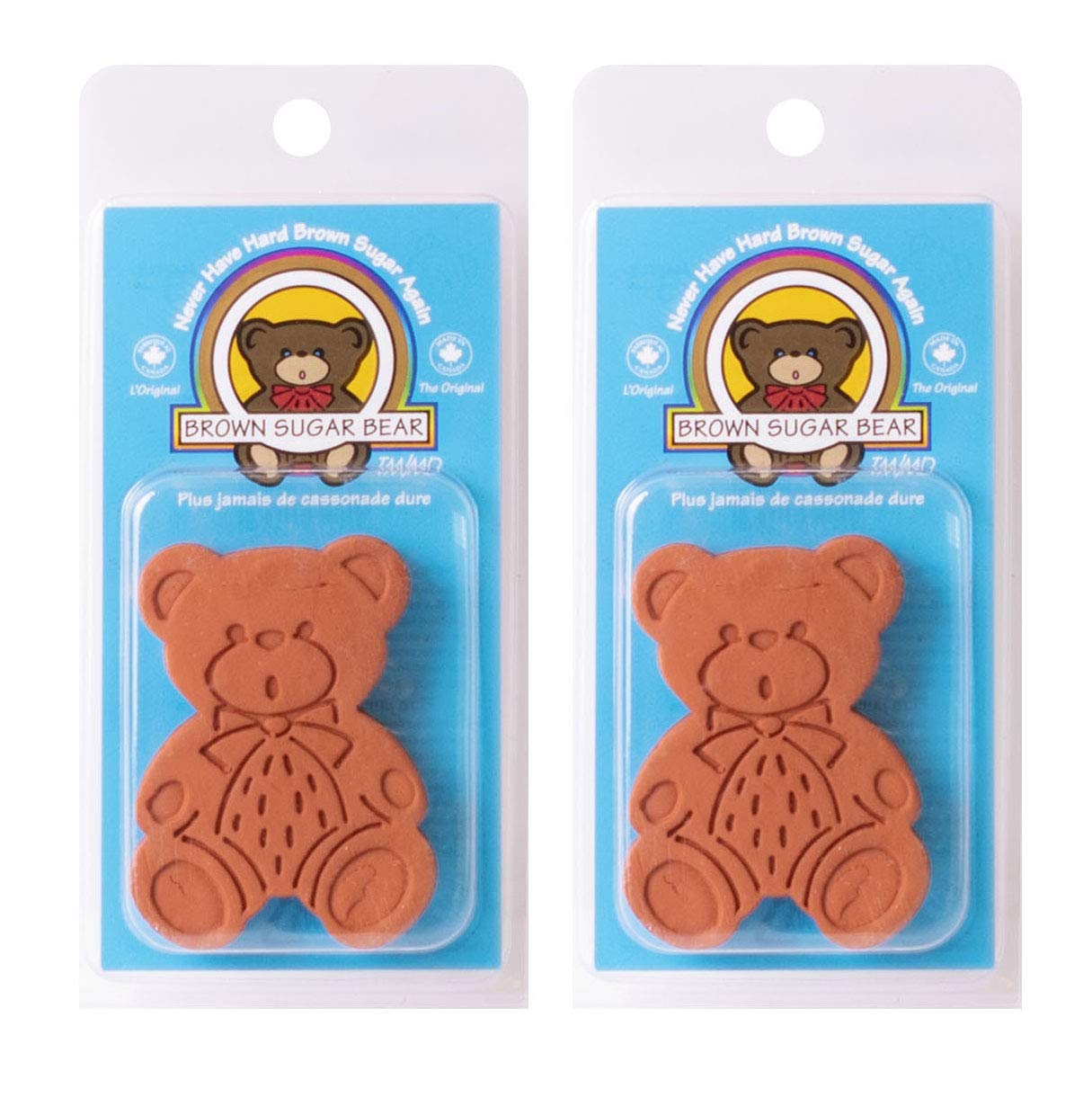 Brown Sugar Bear terracotta clay preserves moisture in brown sugar.