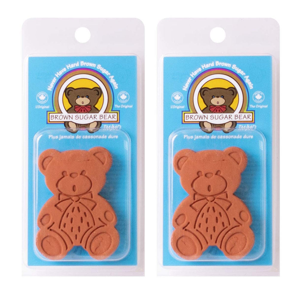 Brown Sugar Bear terracotta clay preserves moisture in brown sugar.